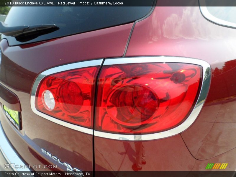 Red Jewel Tintcoat / Cashmere/Cocoa 2010 Buick Enclave CXL AWD