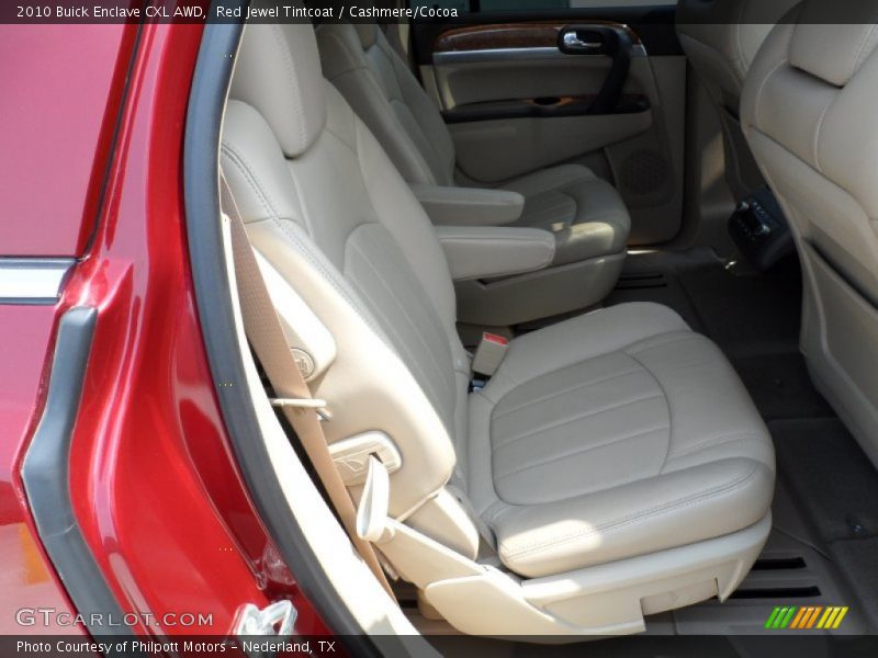 Red Jewel Tintcoat / Cashmere/Cocoa 2010 Buick Enclave CXL AWD