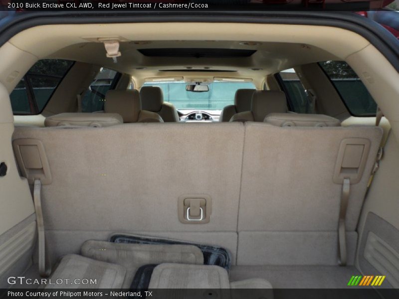 Red Jewel Tintcoat / Cashmere/Cocoa 2010 Buick Enclave CXL AWD