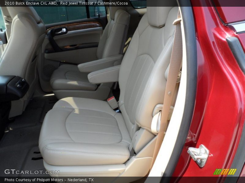 Red Jewel Tintcoat / Cashmere/Cocoa 2010 Buick Enclave CXL AWD