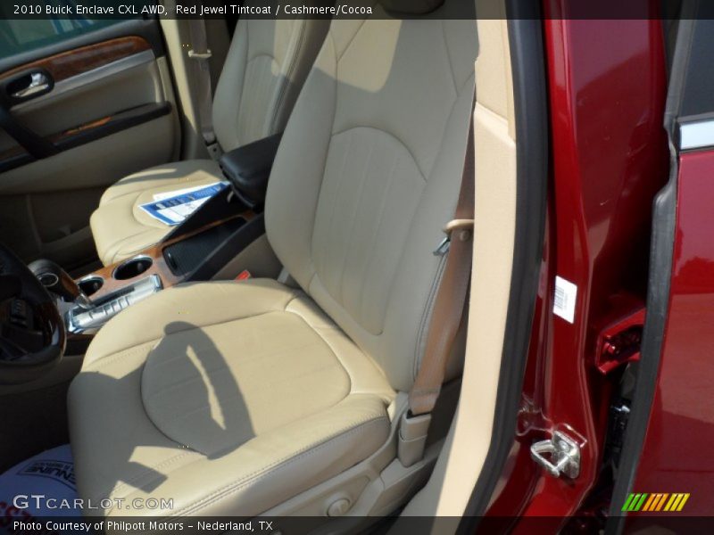 Red Jewel Tintcoat / Cashmere/Cocoa 2010 Buick Enclave CXL AWD