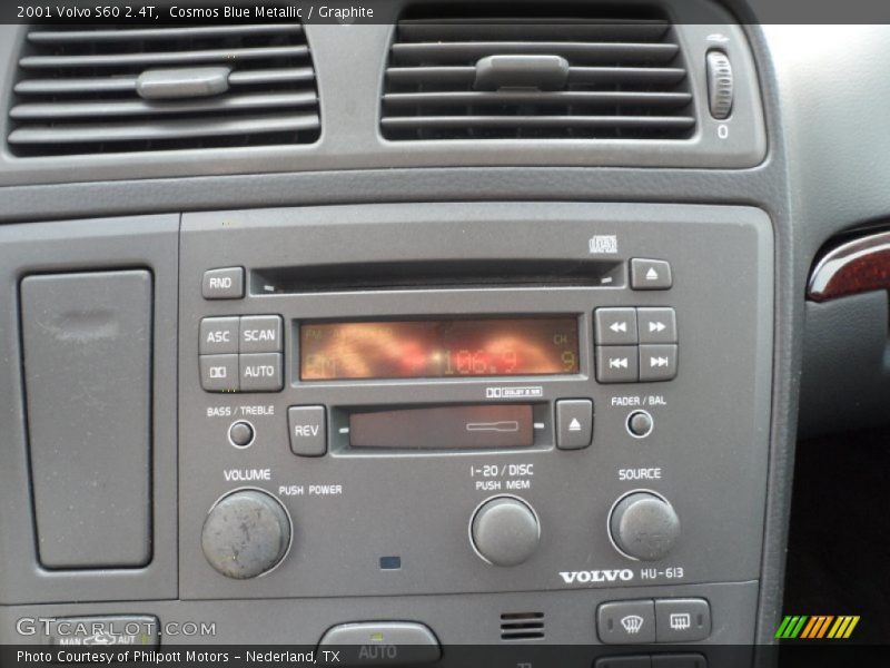Controls of 2001 S60 2.4T