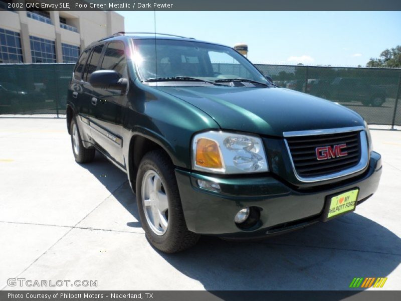 Polo Green Metallic / Dark Pewter 2002 GMC Envoy SLE