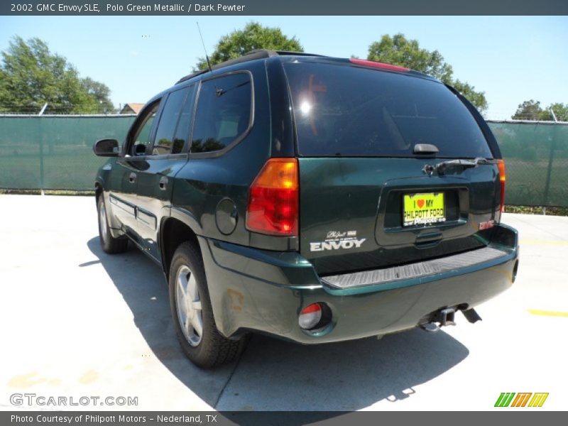 Polo Green Metallic / Dark Pewter 2002 GMC Envoy SLE