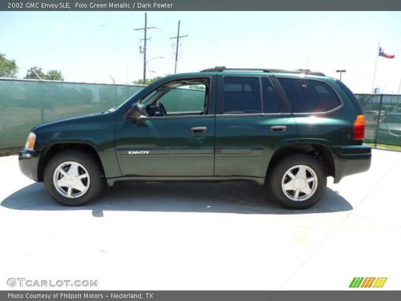 Polo Green Metallic / Dark Pewter 2002 GMC Envoy SLE