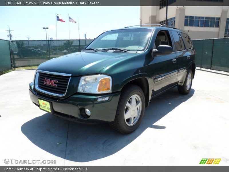 Polo Green Metallic / Dark Pewter 2002 GMC Envoy SLE