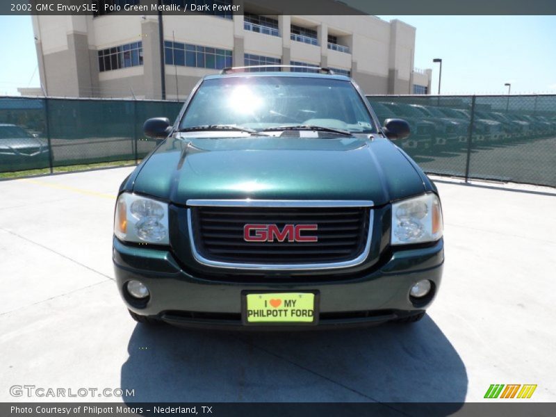 Polo Green Metallic / Dark Pewter 2002 GMC Envoy SLE