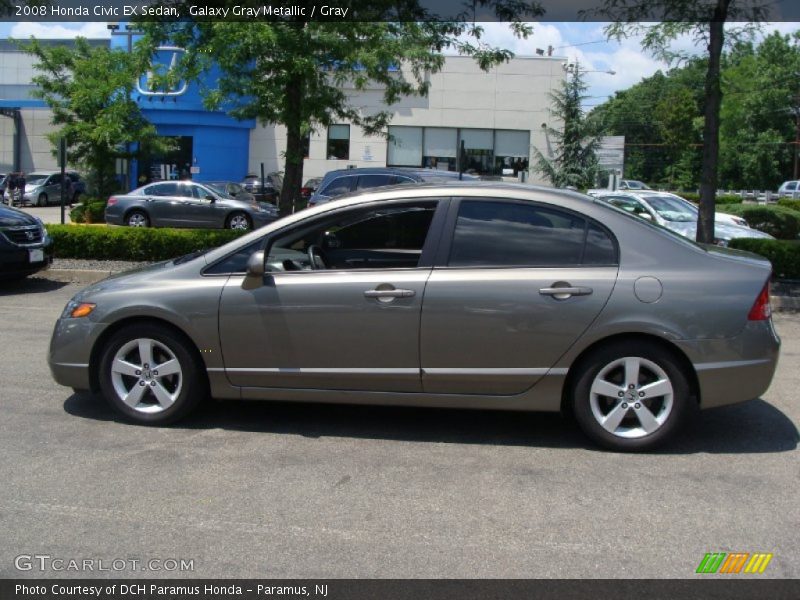 Galaxy Gray Metallic / Gray 2008 Honda Civic EX Sedan