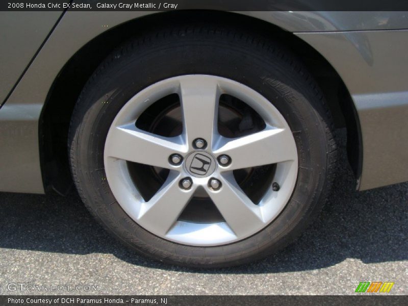 Galaxy Gray Metallic / Gray 2008 Honda Civic EX Sedan