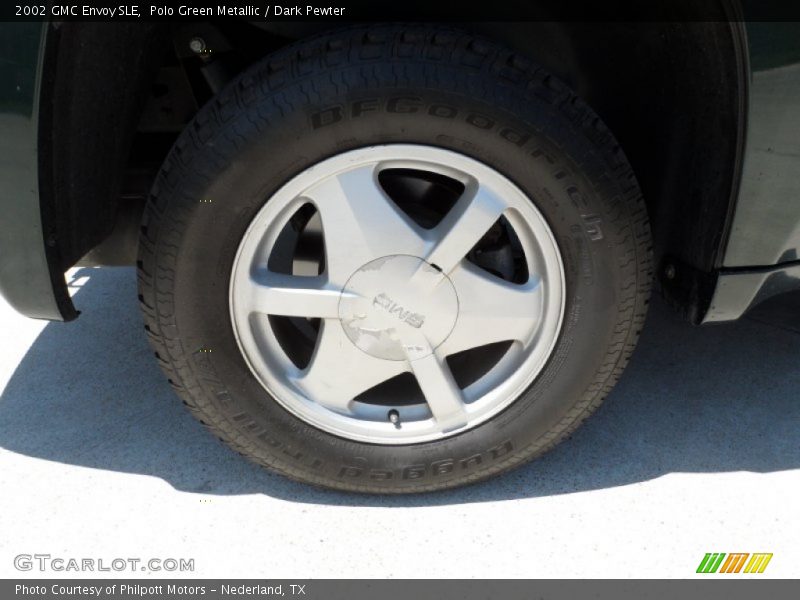 Polo Green Metallic / Dark Pewter 2002 GMC Envoy SLE