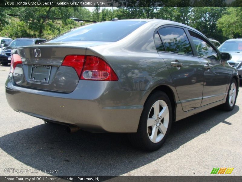 Galaxy Gray Metallic / Gray 2008 Honda Civic EX Sedan