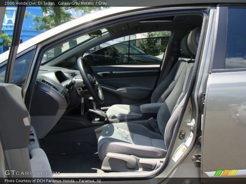 Galaxy Gray Metallic / Gray 2008 Honda Civic EX Sedan