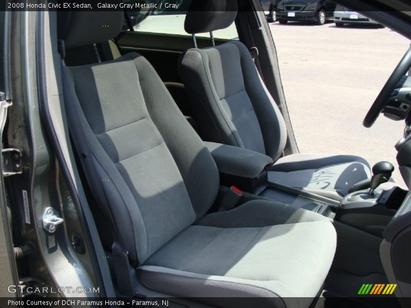 Galaxy Gray Metallic / Gray 2008 Honda Civic EX Sedan