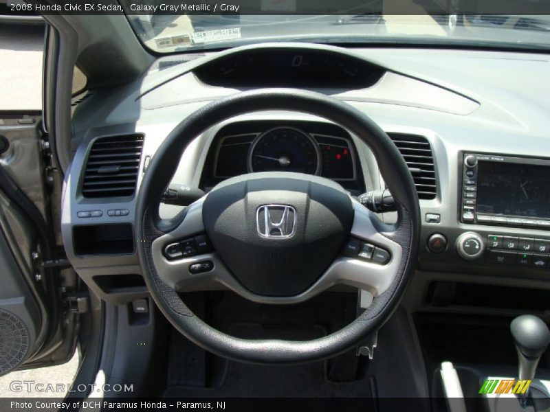 Galaxy Gray Metallic / Gray 2008 Honda Civic EX Sedan
