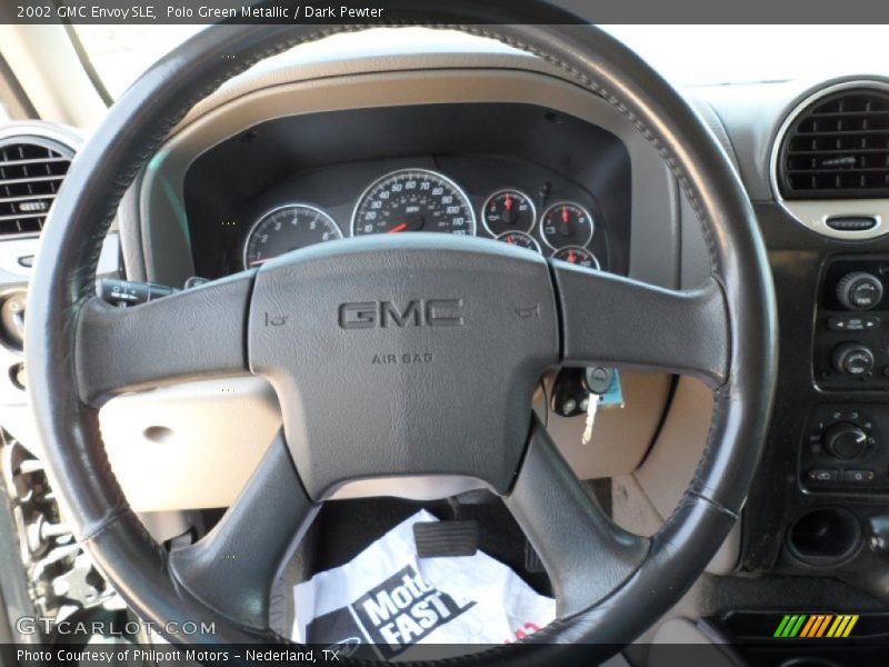 Polo Green Metallic / Dark Pewter 2002 GMC Envoy SLE