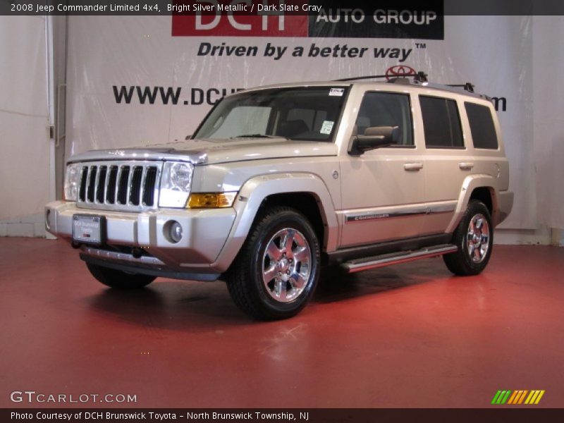 Bright Silver Metallic / Dark Slate Gray 2008 Jeep Commander Limited 4x4
