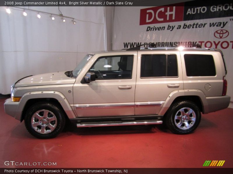 Bright Silver Metallic / Dark Slate Gray 2008 Jeep Commander Limited 4x4