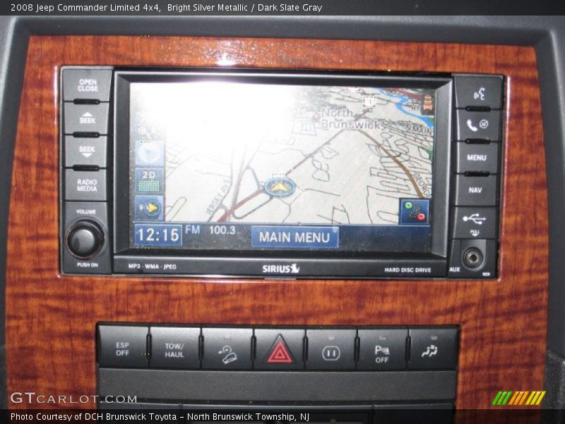 Bright Silver Metallic / Dark Slate Gray 2008 Jeep Commander Limited 4x4