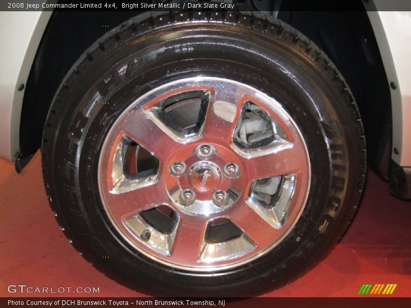 Bright Silver Metallic / Dark Slate Gray 2008 Jeep Commander Limited 4x4