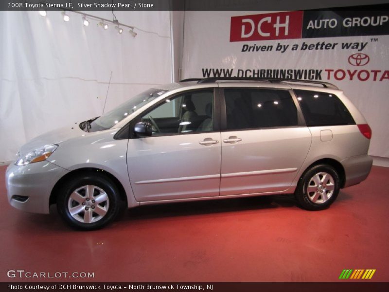 Silver Shadow Pearl / Stone 2008 Toyota Sienna LE