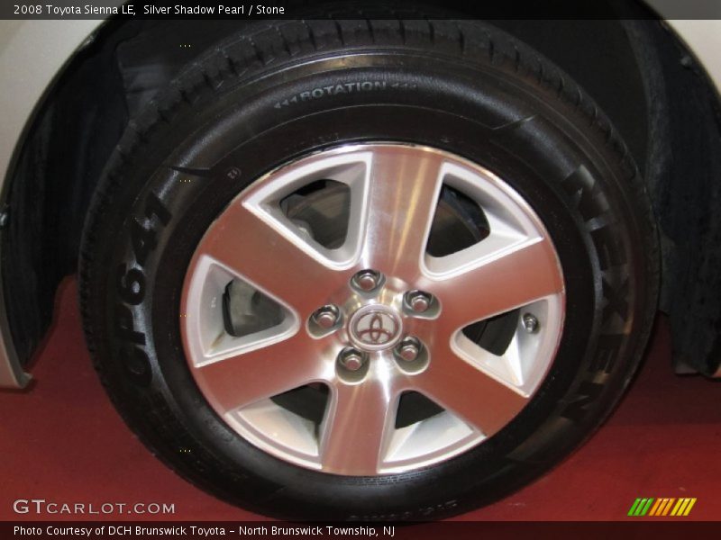 Silver Shadow Pearl / Stone 2008 Toyota Sienna LE