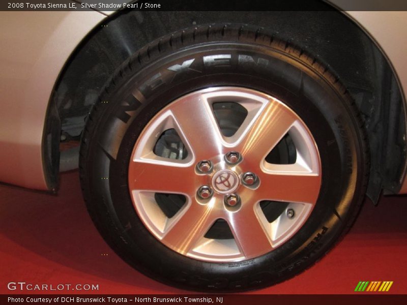 Silver Shadow Pearl / Stone 2008 Toyota Sienna LE