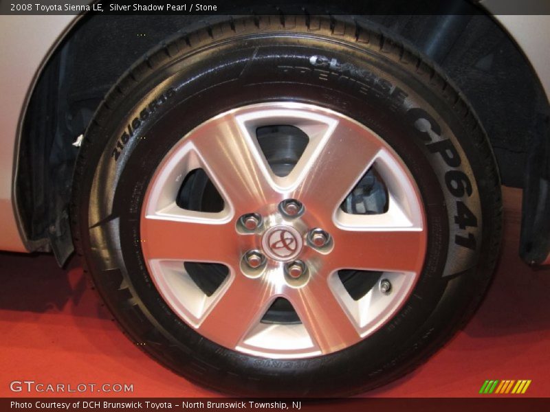 Silver Shadow Pearl / Stone 2008 Toyota Sienna LE