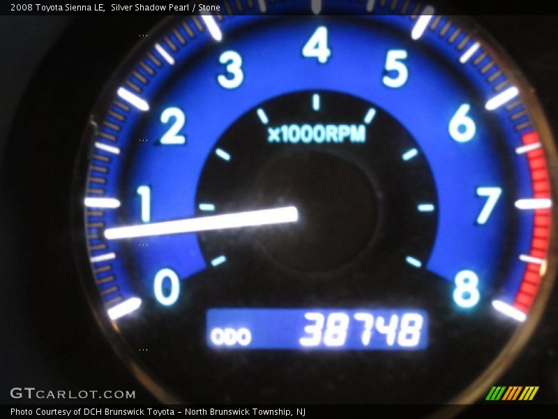 Silver Shadow Pearl / Stone 2008 Toyota Sienna LE