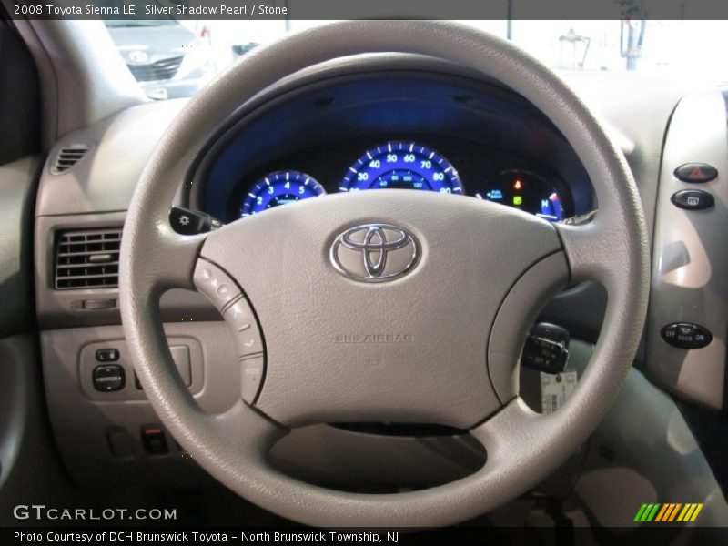 Silver Shadow Pearl / Stone 2008 Toyota Sienna LE