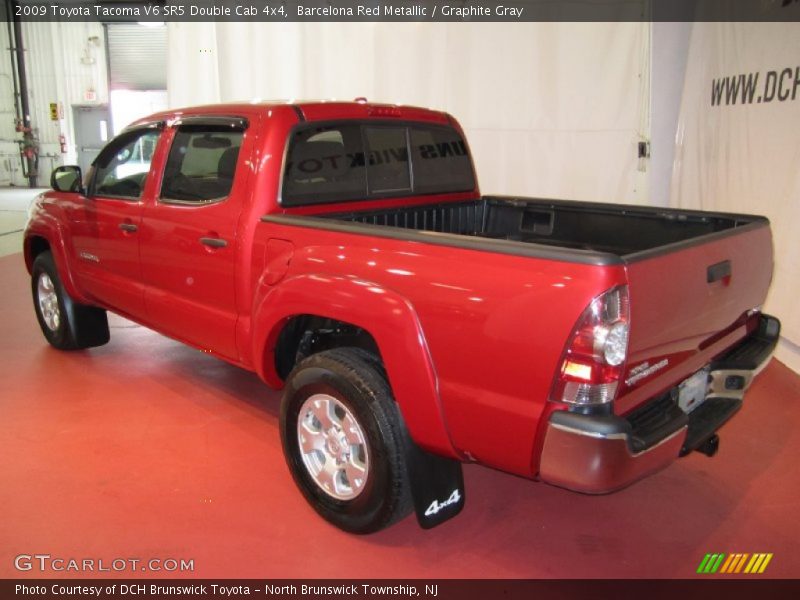 Barcelona Red Metallic / Graphite Gray 2009 Toyota Tacoma V6 SR5 Double Cab 4x4