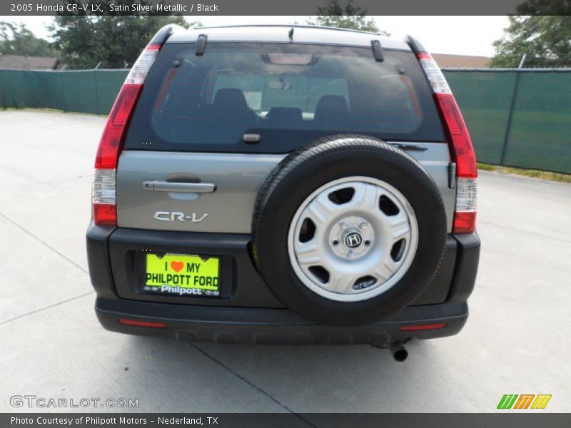 Satin Silver Metallic / Black 2005 Honda CR-V LX