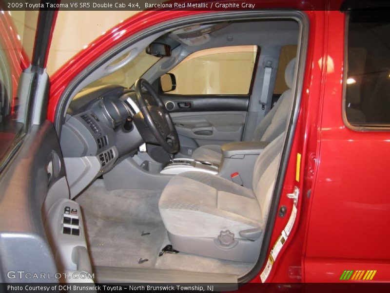 Barcelona Red Metallic / Graphite Gray 2009 Toyota Tacoma V6 SR5 Double Cab 4x4