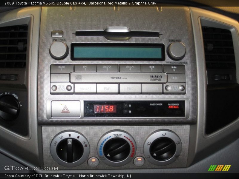 Barcelona Red Metallic / Graphite Gray 2009 Toyota Tacoma V6 SR5 Double Cab 4x4