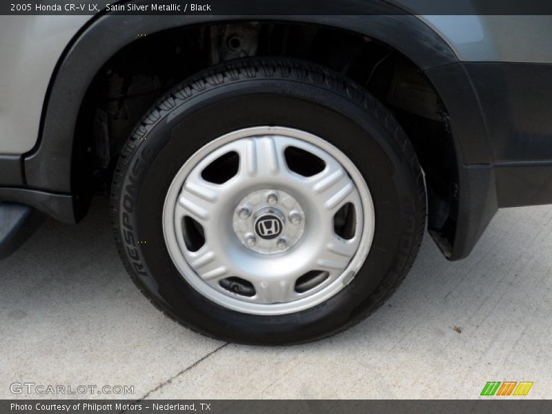 Satin Silver Metallic / Black 2005 Honda CR-V LX