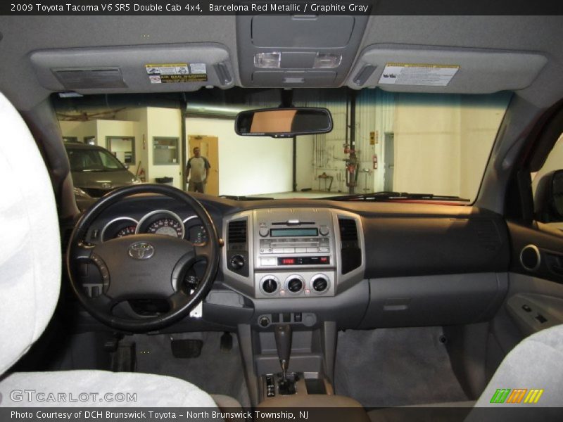Barcelona Red Metallic / Graphite Gray 2009 Toyota Tacoma V6 SR5 Double Cab 4x4