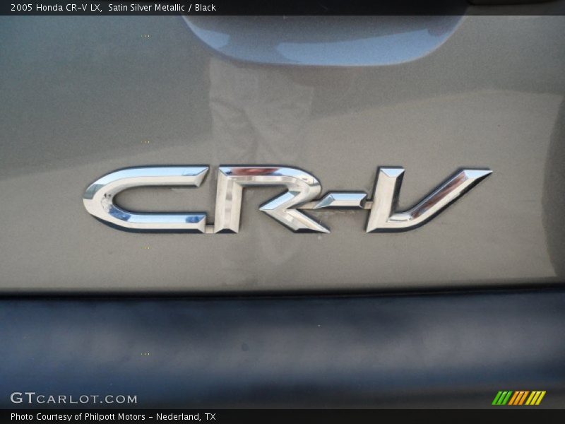 Satin Silver Metallic / Black 2005 Honda CR-V LX