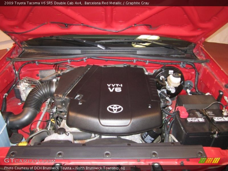 Barcelona Red Metallic / Graphite Gray 2009 Toyota Tacoma V6 SR5 Double Cab 4x4