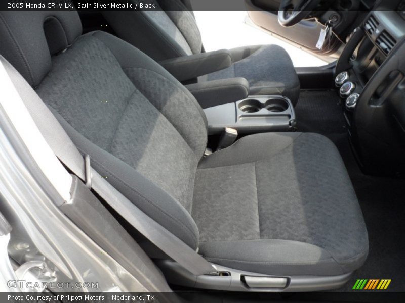 Satin Silver Metallic / Black 2005 Honda CR-V LX
