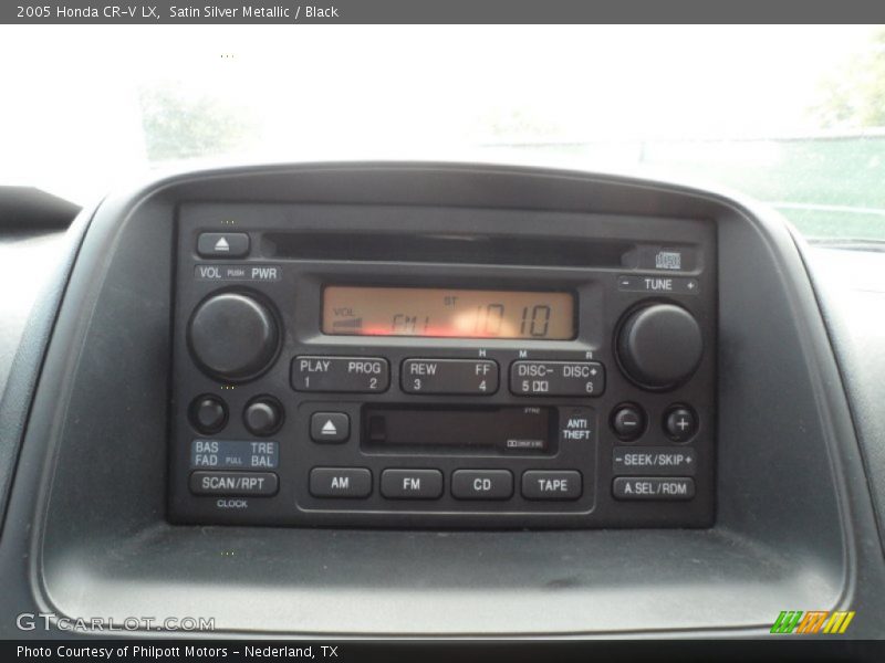 Controls of 2005 CR-V LX