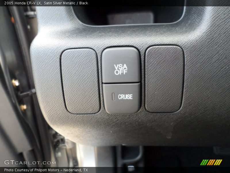 Satin Silver Metallic / Black 2005 Honda CR-V LX