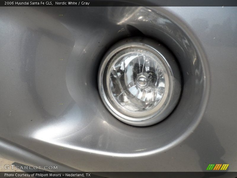Nordic White / Gray 2006 Hyundai Santa Fe GLS