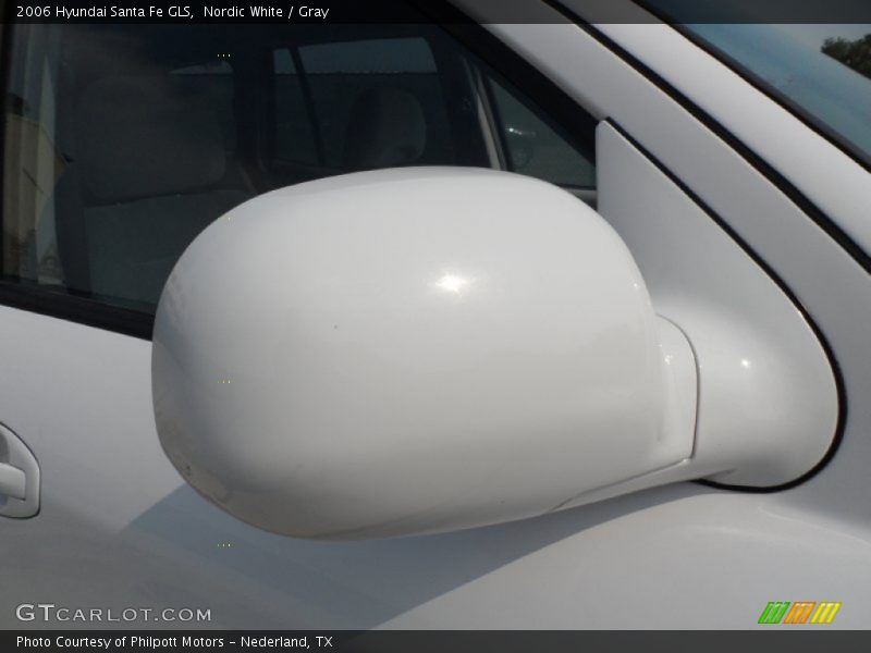 Nordic White / Gray 2006 Hyundai Santa Fe GLS