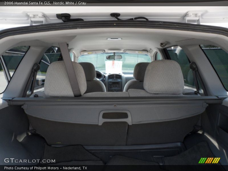 Nordic White / Gray 2006 Hyundai Santa Fe GLS