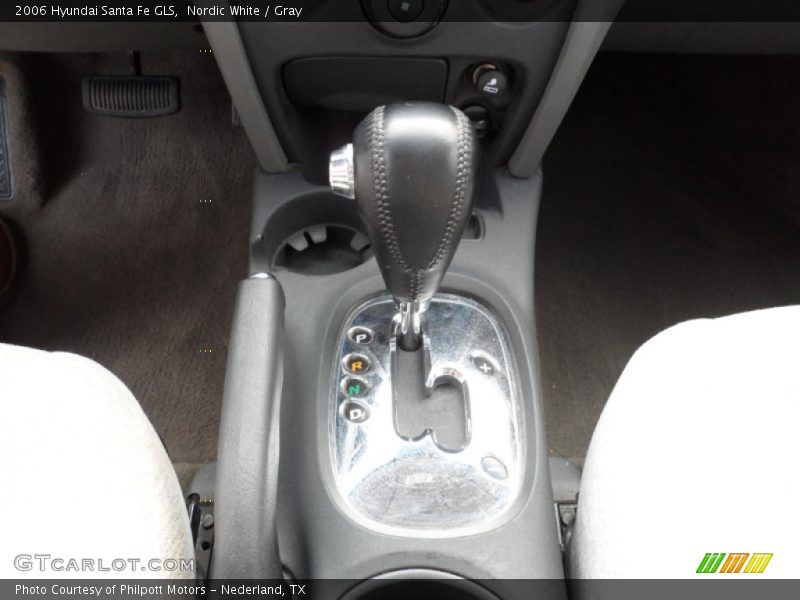 Nordic White / Gray 2006 Hyundai Santa Fe GLS