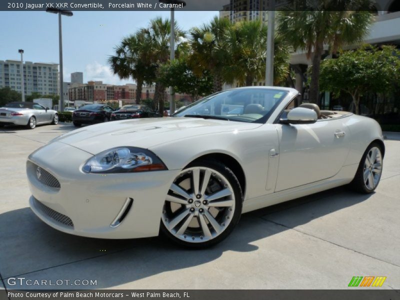 Front 3/4 View of 2010 XK XKR Convertible