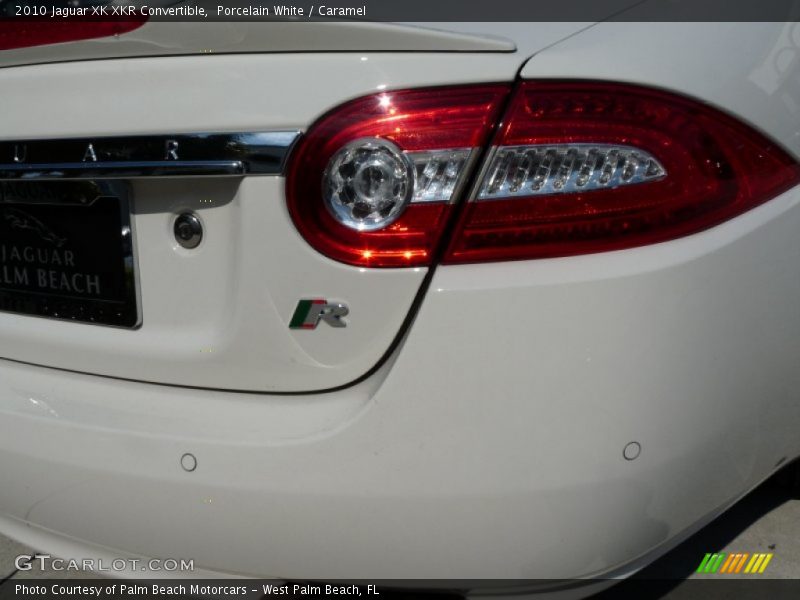 Porcelain White / Caramel 2010 Jaguar XK XKR Convertible