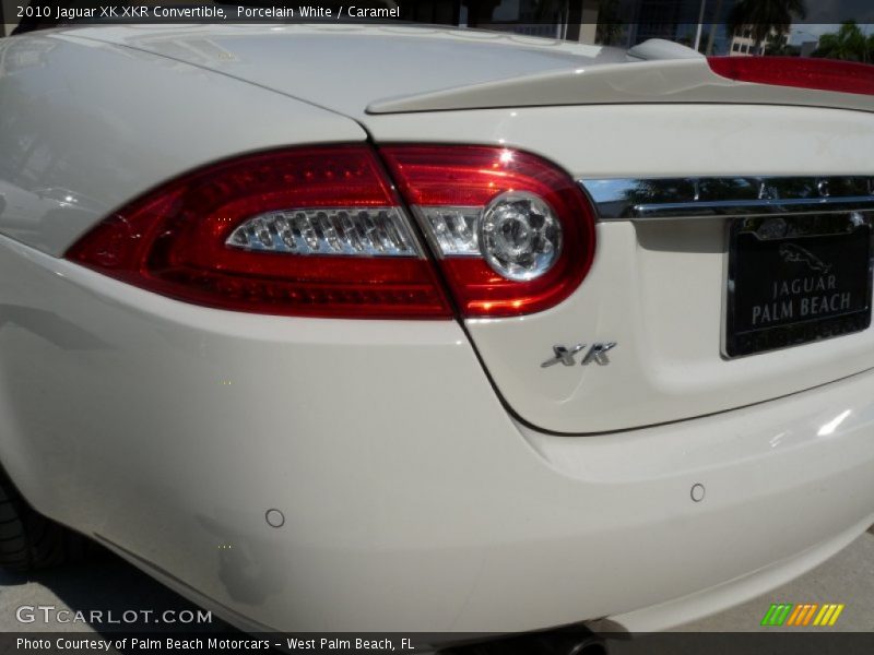 Porcelain White / Caramel 2010 Jaguar XK XKR Convertible