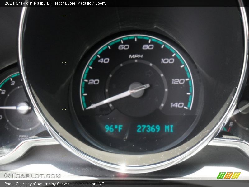 Mocha Steel Metallic / Ebony 2011 Chevrolet Malibu LT
