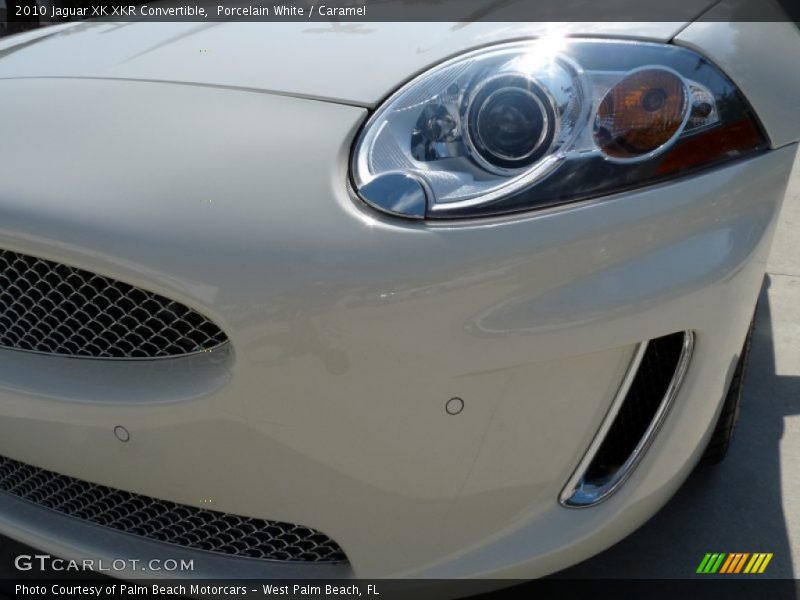Porcelain White / Caramel 2010 Jaguar XK XKR Convertible
