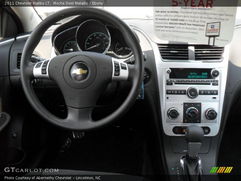 Mocha Steel Metallic / Ebony 2011 Chevrolet Malibu LT